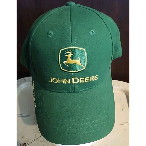 John Deere Owner's Edition Nothing Runs Like A Deere Strapback Hat Cap - Picture 1 of 5